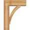 Ekena Millwork Thorton Block Rough Sawn Bracket w/ Offset Brace, Western Red Cedar, 8"W x 24"D x 32"H BKT0806X24X32THR05RWR - alternate 4